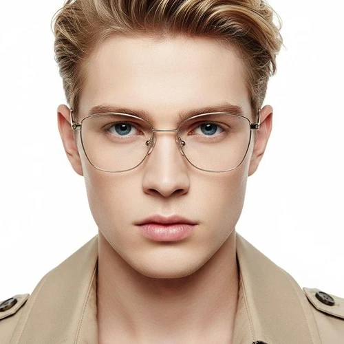 Lunettes papillon en métal doré #BS2425-0489