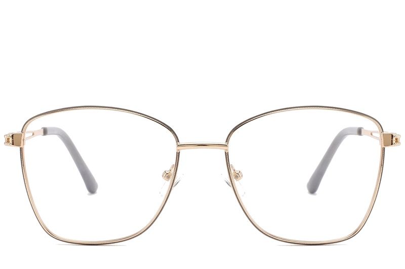 Butterfly Gray Metal Glasses #BS2425-0490