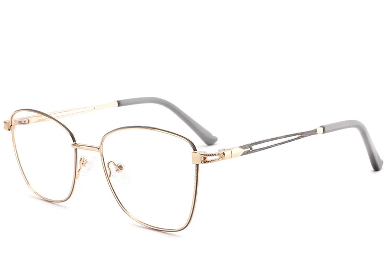 Gafas de metal gris mariposa #BS2425-0490