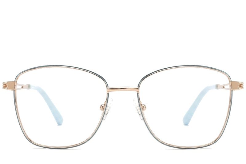Butterfly Blue Metal Glasses #BS2425-0491