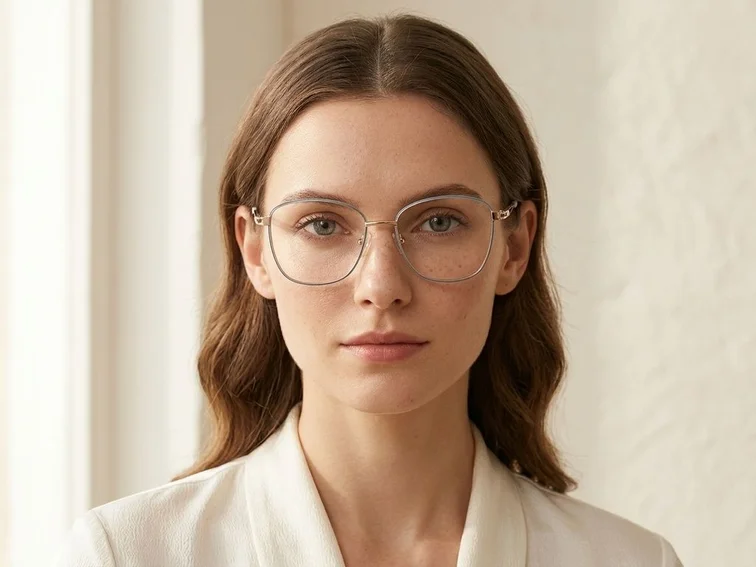 Butterfly Blue Metal Glasses #BS2425-0491