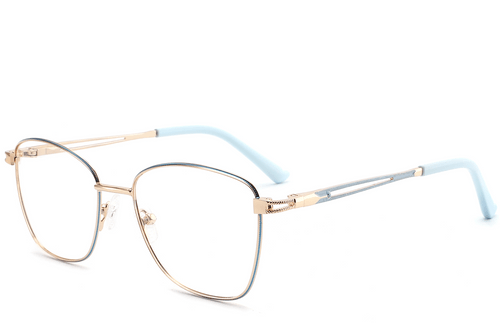 Butterfly Blue Metal Glasses #BS2425-0491