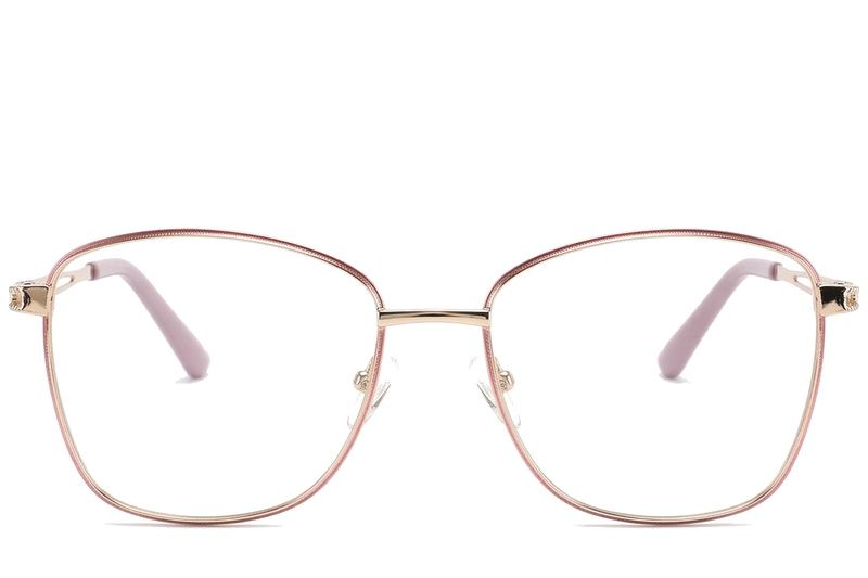 Butterfly Red Metal Glasses #BS2425-0493