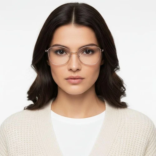 Butterfly Red Metal Glasses #BS2425-0493