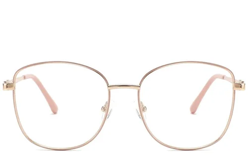 Lunettes papillon roses en métal #BS2425-0494