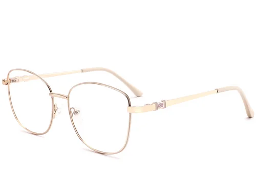 Lunettes papillon en métal doré #BS2425-0495