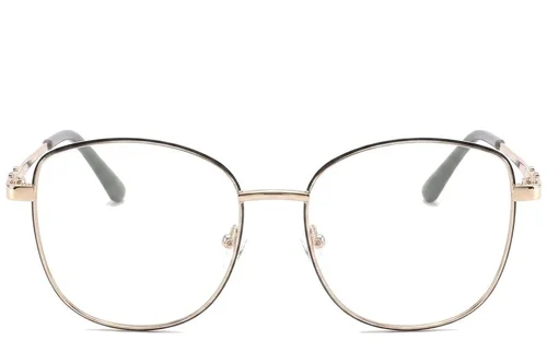 Lunettes papillon en métal gris #BS2425-0496