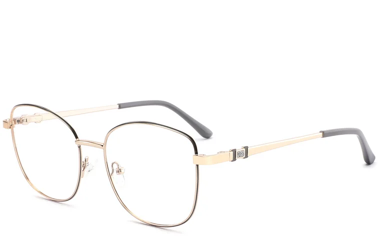 Gafas de metal gris mariposa #BS2425-0496