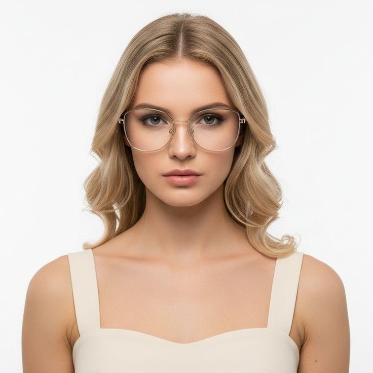 Butterfly Gray Metal Glasses #BS2425-0496