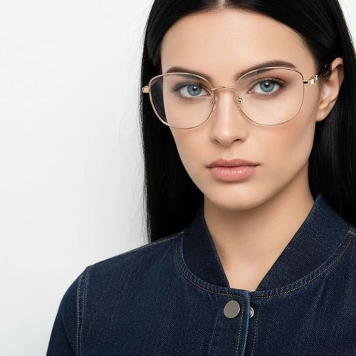 Butterfly Blue Metal Glasses #BS2425-0497