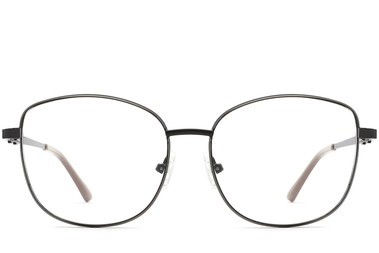 Butterfly-Brille aus schwarzem Metall #BS2425-0498