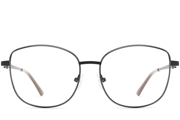 Butterfly-Brille aus schwarzem Metall #BS2425-0498