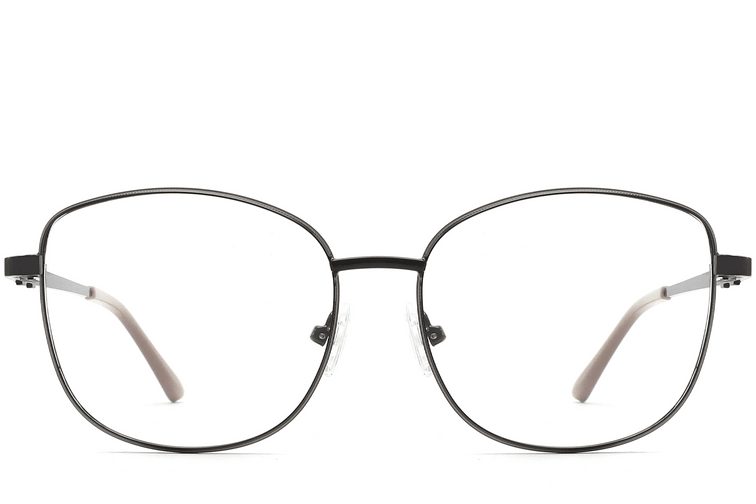 Butterfly-Brille aus schwarzem Metall #BS2425-0498