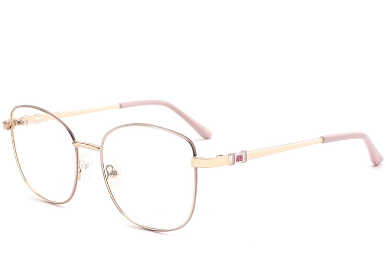 Butterfly Red Metal Glasses #BS2425-0499