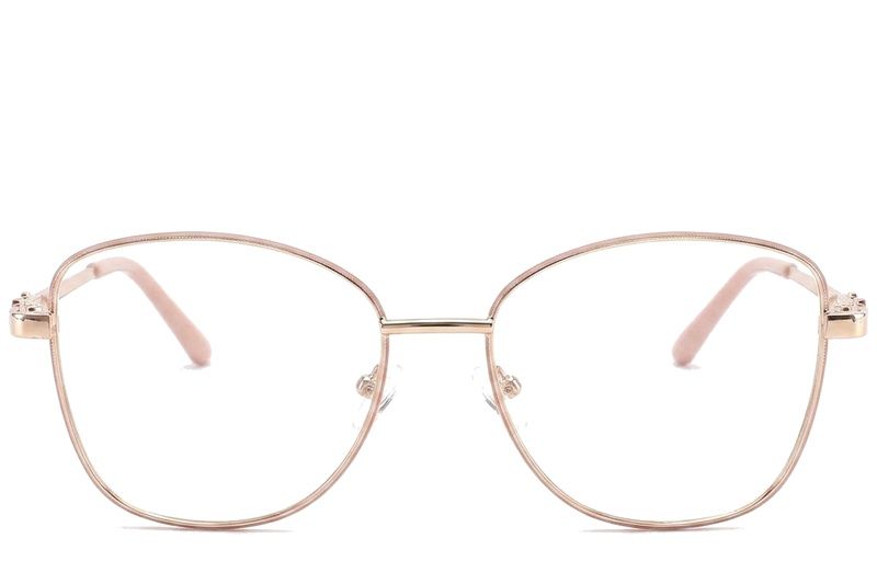Gafas de metal rosa mariposa #BS2425-0500