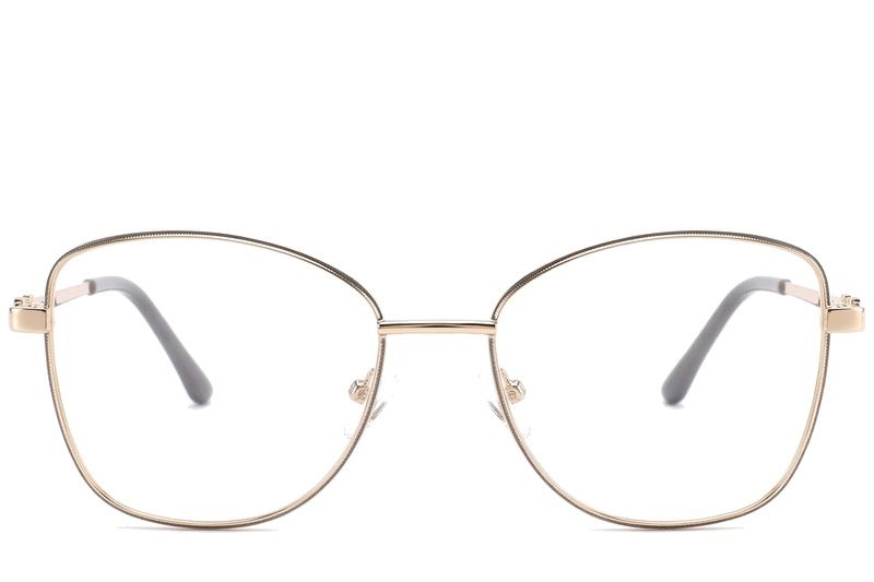Butterfly Gray Metal Glasses #BS2425-0502