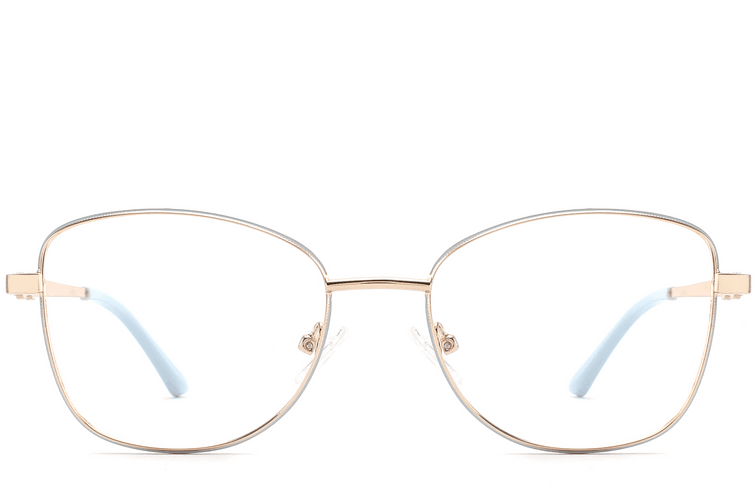 Butterfly Blue Metal Glasses #BS2425-0503