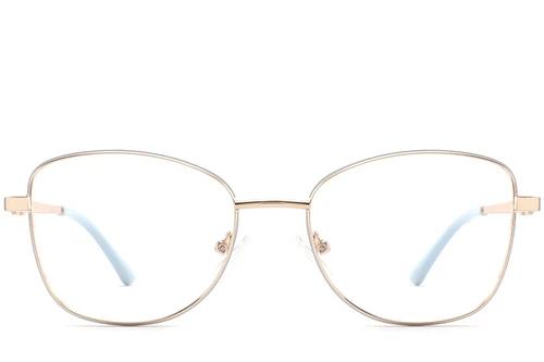 Butterfly Blue Metal Glasses #BS2425-0503