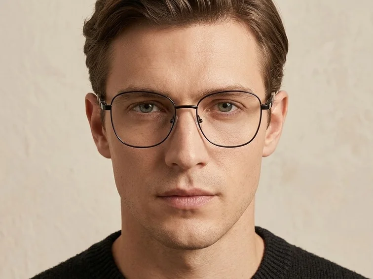 Butterfly Black Metal Glasses #BS2425-0504