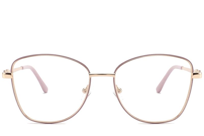 Gafas de metal rojo mariposa #BS2425-0505