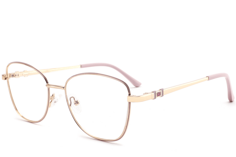 Butterfly Red Metal Glasses #BS2425-0505