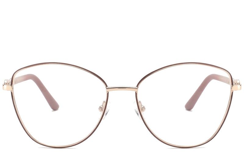 Butterfly Red Metal Glasses #BS2425-0506
