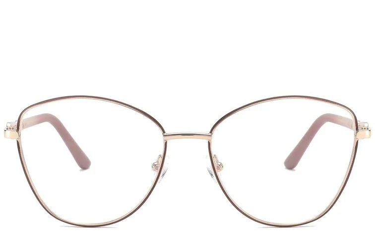 Butterfly Red Metal Glasses #BS2425-0506