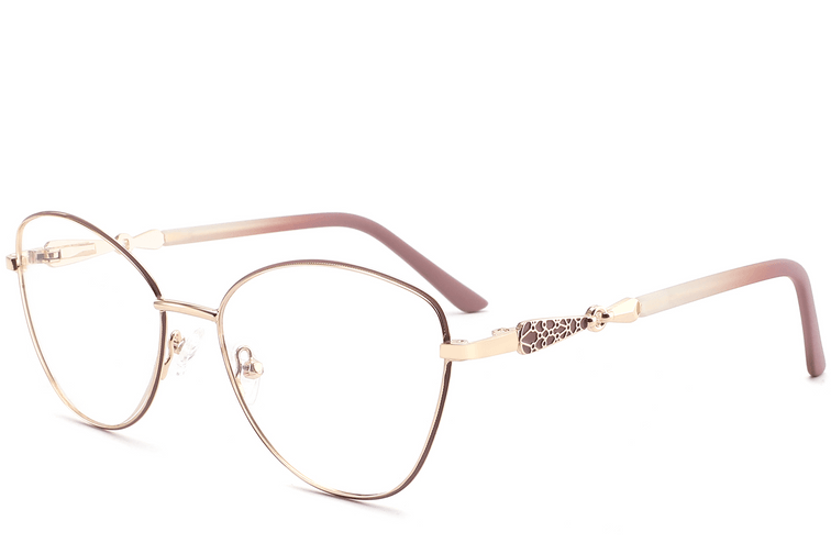 Butterfly Red Metal Glasses #BS2425-0506