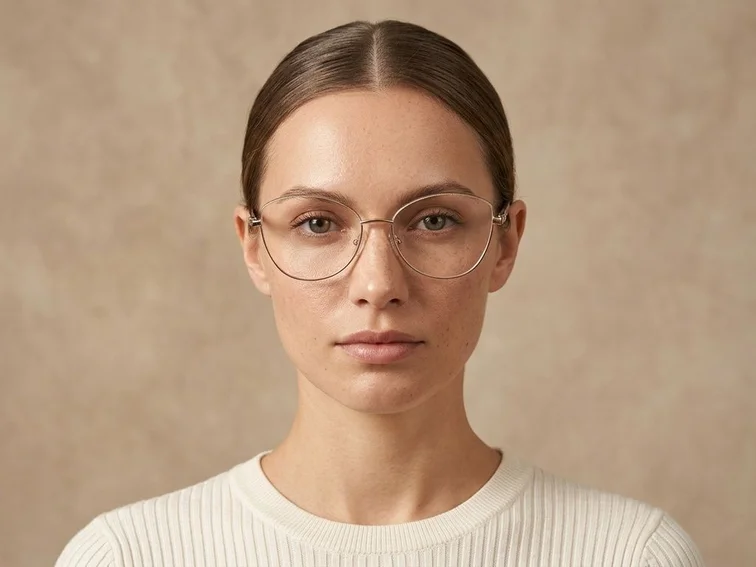 Butterfly Gray Metal Glasses #BS2425-0507