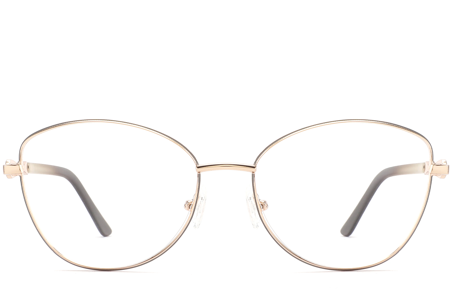 Butterfly Gray Metal Glasses #BS2425-0507