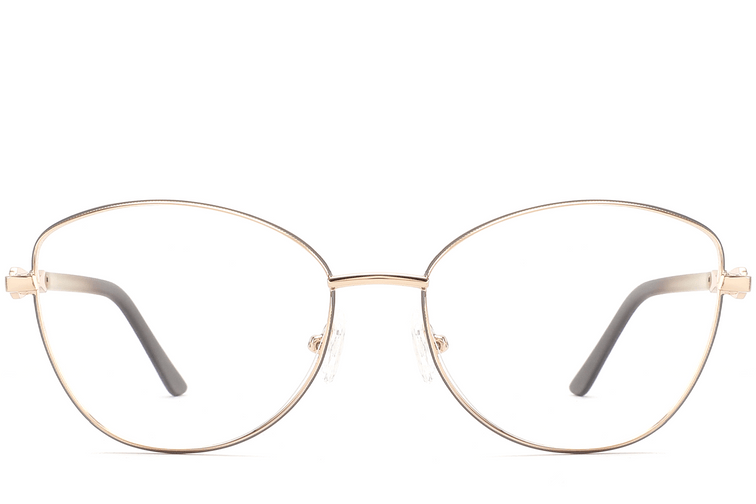 Butterfly Gray Metal Glasses #BS2425-0507