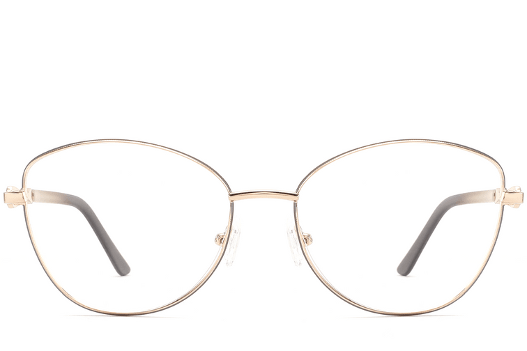 Butterfly Gray Metal Glasses #BS2425-0507