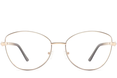 Butterfly Gray Metal Glasses #BS2425-0507