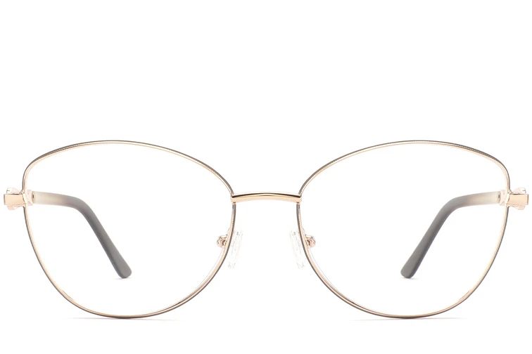 Butterfly Gray Metal Glasses #BS2425-0507
