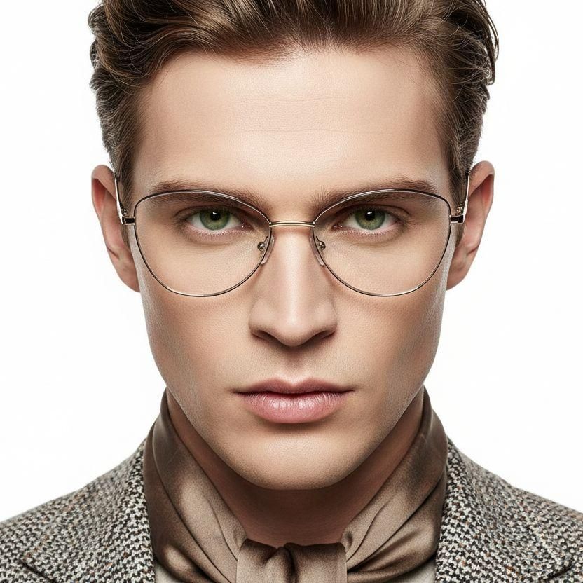 Butterfly Golden Metal Glasses #BS2425-0508