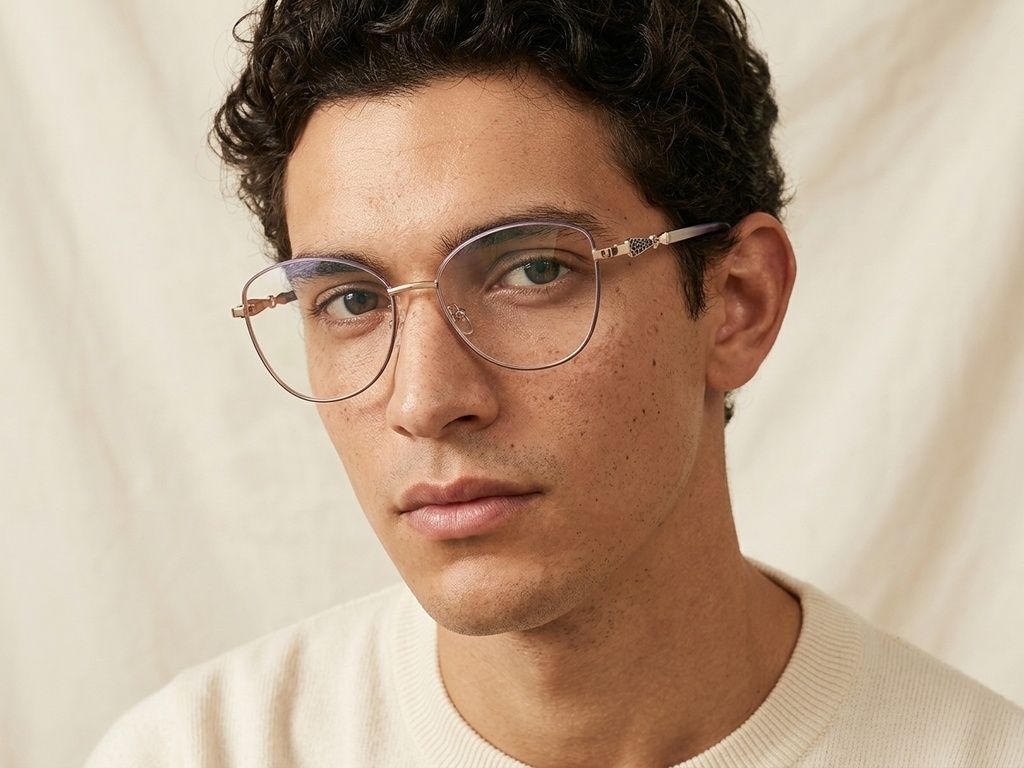 Butterfly Purple Metal Glasses #BS2425-0509