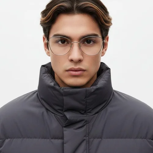 Lunettes papillon violettes en métal #BS2425-0509