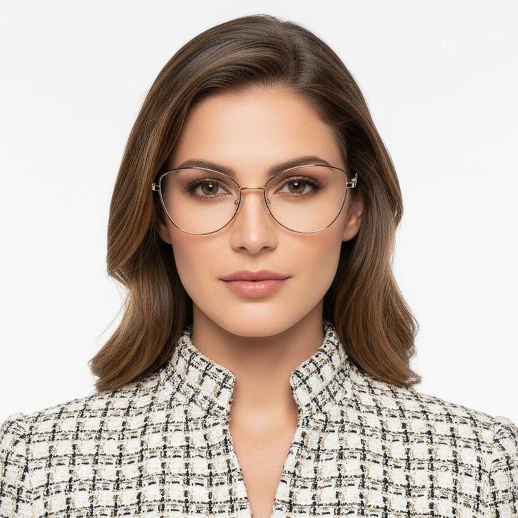 Butterfly Green Metal Glasses #BS2425-0510