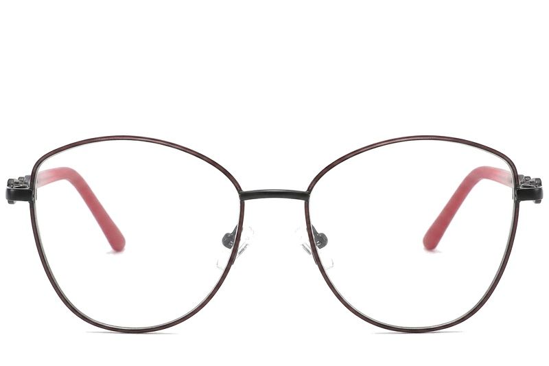Lunettes papillon en métal noir #BS2425-0511