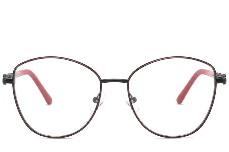 Lunettes papillon en métal noir #BS2425-0511