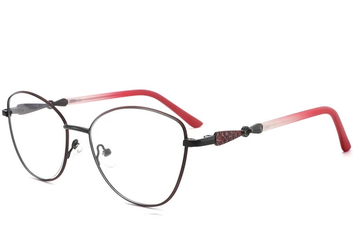 Butterfly Black Metal Glasses #BS2425-0511