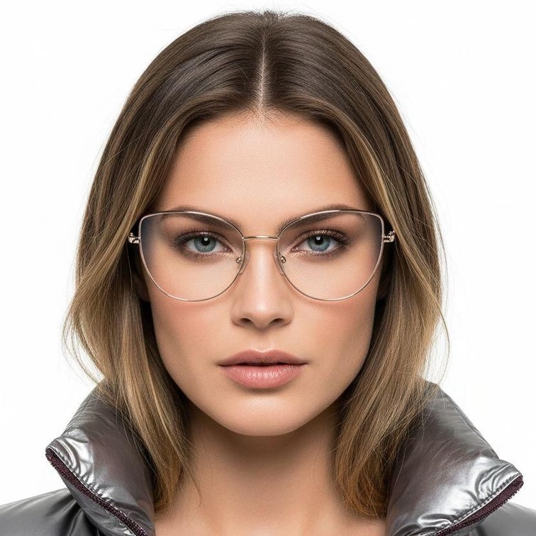Butterfly Red Metal Glasses #BS2425-0512