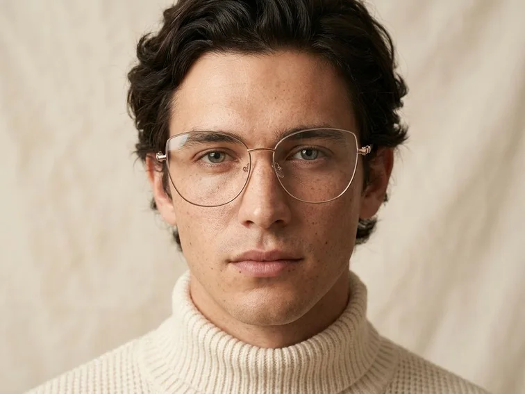 Butterfly Gray Metal Glasses #BS2425-0513