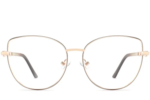 Butterfly Gray Metal Glasses #BS2425-0513
