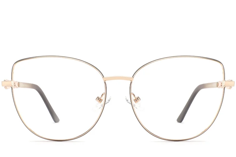 Butterfly Gray Metal Glasses #BS2425-0513