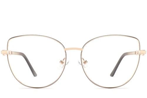 Butterfly Gray Metal Glasses #BS2425-0513