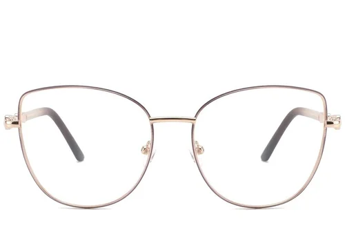 Lunettes papillon en métal doré #BS2425-0514