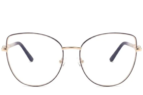 Lunettes papillon violettes en métal #BS2425-0515