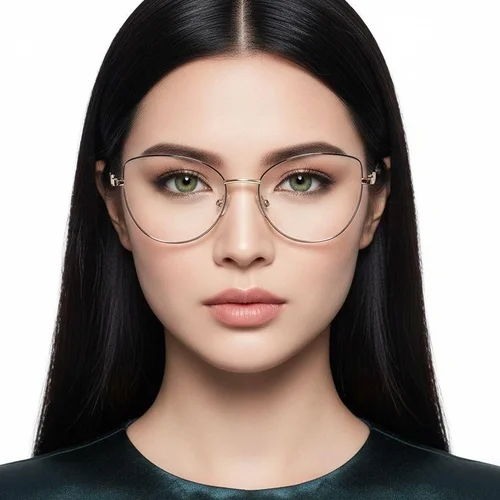 Lunettes papillon violettes en métal #BS2425-0515