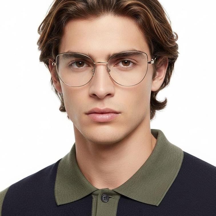 Butterfly Green Metal Glasses #BS2425-0516